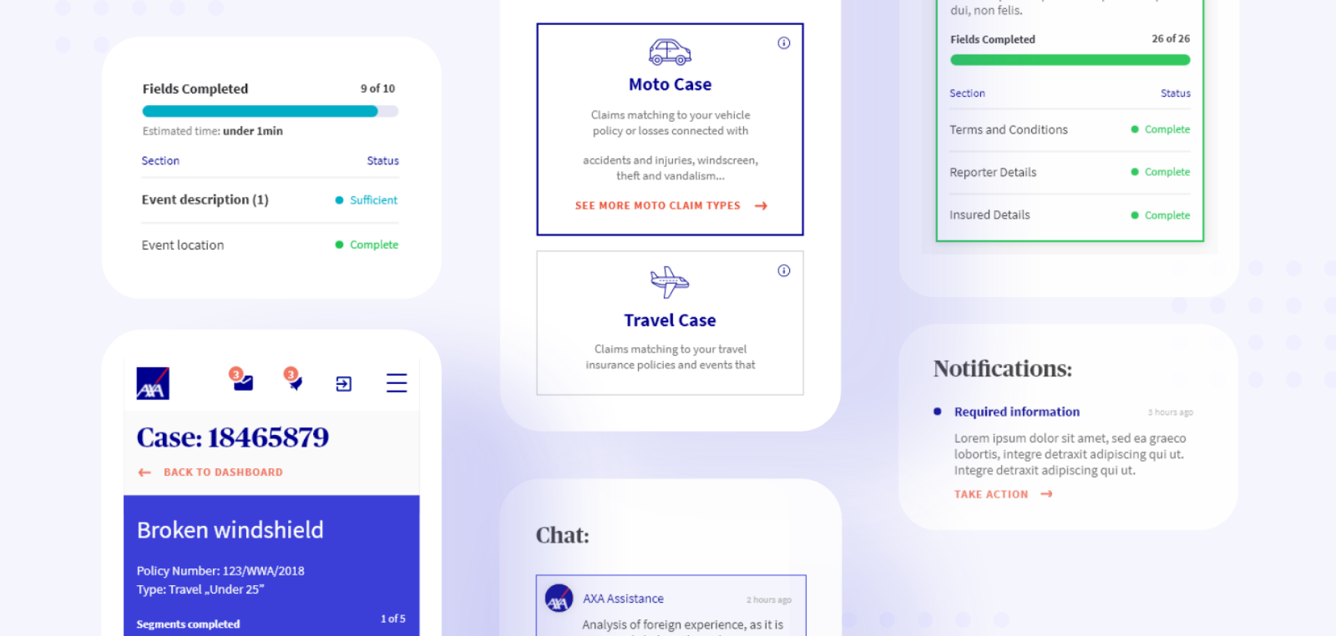 We designed a new way to report damages at Axa Assistance